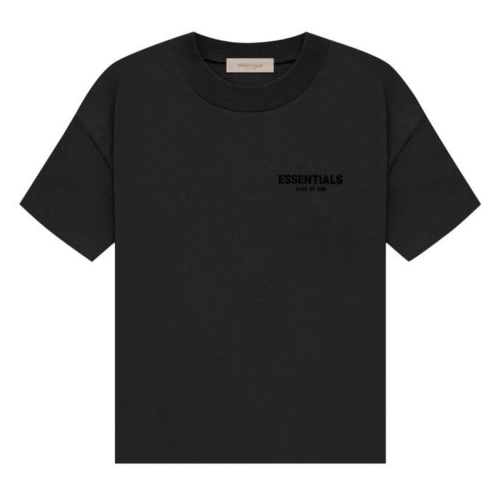 Essentials Tee Stretch Limo Black Size XL and L